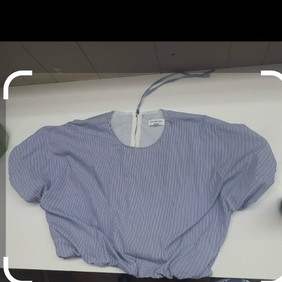 Marc New York Navy Striped Blouse - Picture 1 of 1
